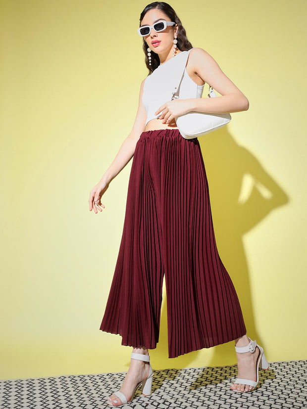 Quiz Clothing Trousers and Pants  Buy Quiz Clothing Sage Scuba Crepe  Pleated Trousers Online  Nykaa Fashion